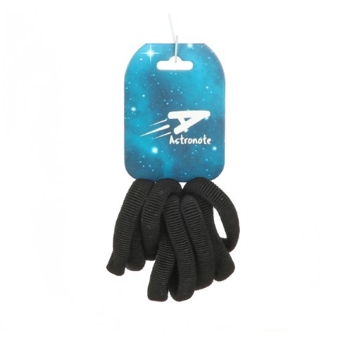 סט 8 גומיות לשיער צבע שחור