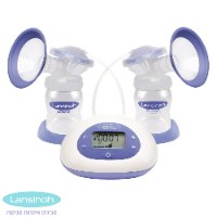 משאבת חלב דו צדדית לנסינו 2IN1+משאבה ידנית לנסינו