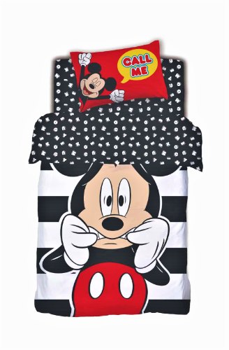 סט מצעי ילדים יחיד 90/200 דיסני -  מיקי CALL ME
