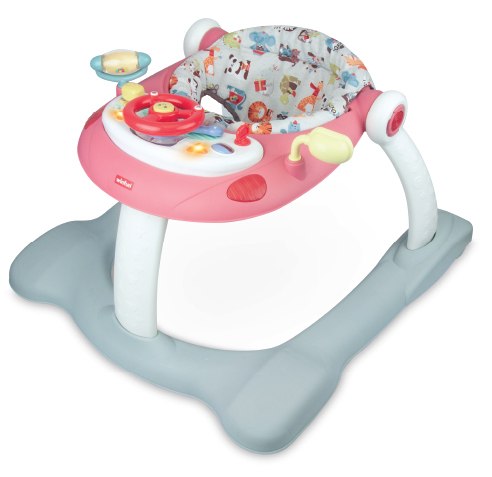 מרכז פעילות אורקולי נייד לתינוק 3 ב 1 ורוד