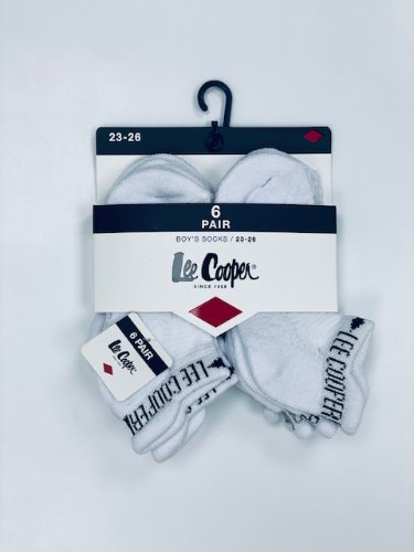 שישית עקביות בנים צבע לבן