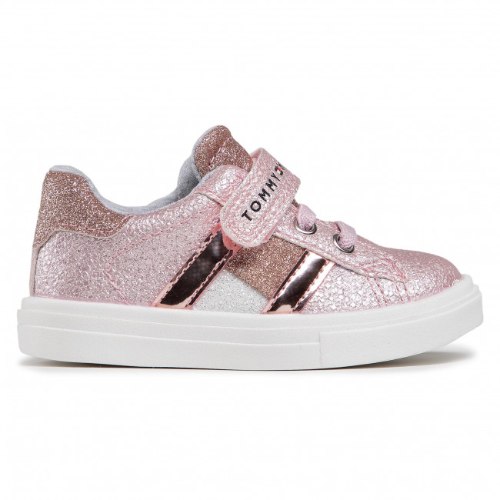 סניקרס ורוד נצנץ TOMMY HILFIGER 20-29