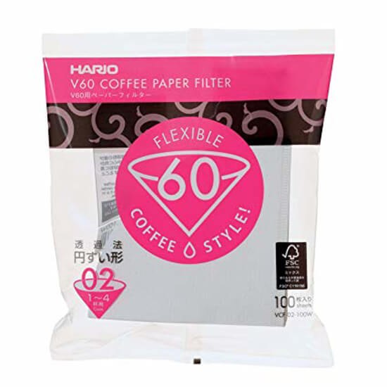 הריו ניירות לקפה פילטר - Hario V60 Paper Filters