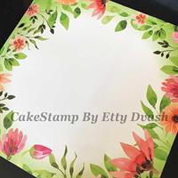 40 יחידות  טפט לעיטוף משטח עוגה | 10 טפטים מהמבחר | ארבעים טפטים עם למינציה