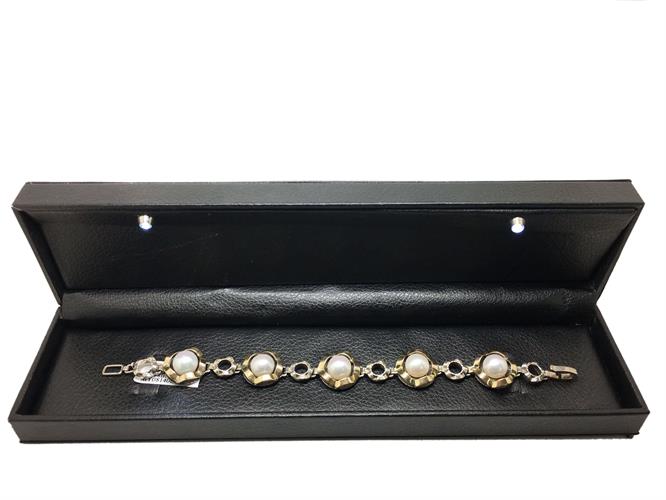 צמיד כסף נשים 925 משולב זהב MY08140053285