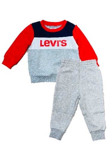 חליפת קולור בלוק LEVIS אפור 0-24