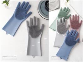 צמד כפפות סיליקון לניקיון מושלם