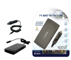 מטען אוניברסלי לרכב 90W למחשבים ניידים מבית OMEGA