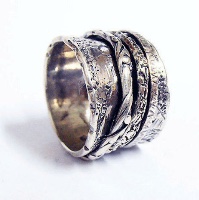 Sterling Silver Sinner  Ring
