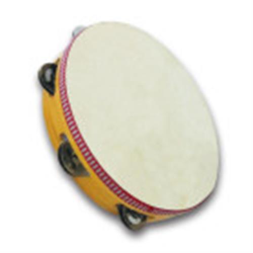 תוף 25 סמ עור מסגרת עץ