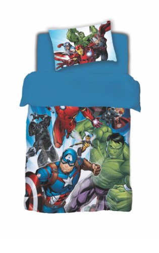 סט מצעי ילדים יחיד 90/200 -  קפטן אמריקה גבורי על