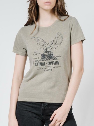 טישירט זית THRILLS GARAGE BAND