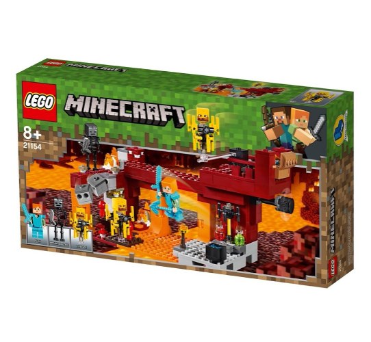 לגו 21154 הגשר מיינקראפט - LEGO 21154 The Blaze Bridge Minecraft