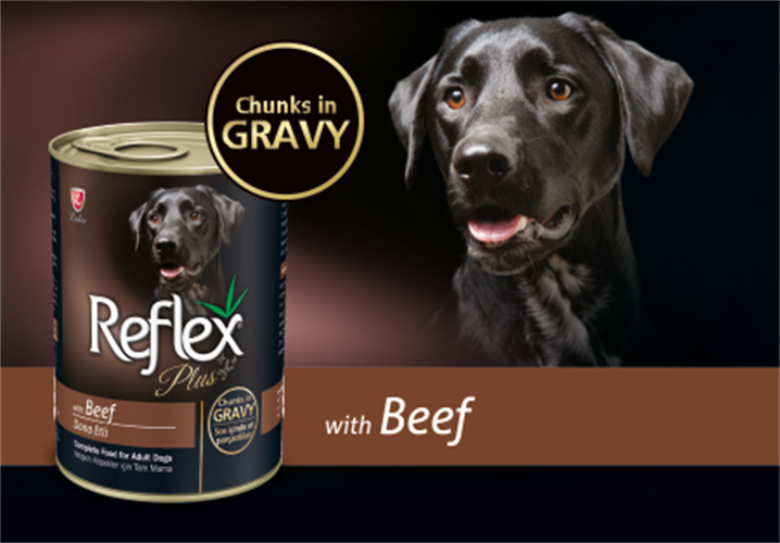 שימורים ריפלקס פלוס נתחי בקר