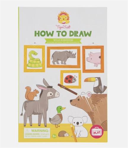 איך לצייר - ממלכת החיות TIGER TRIBE