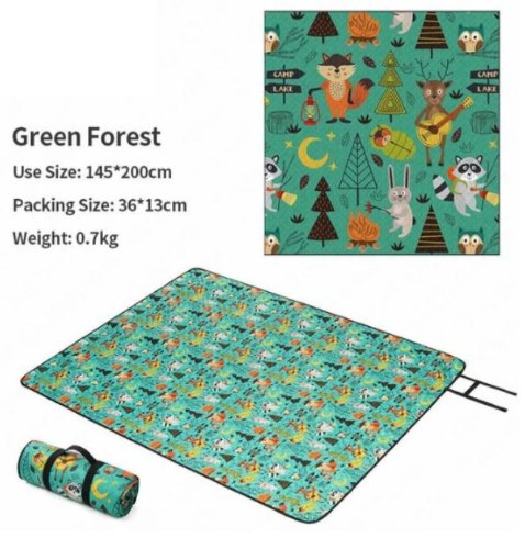 מחצלת N.H מעוצבת - GREEN FOREST