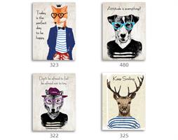 שועלים , כלב, צבי רביעיית היפסטרים דגם 120