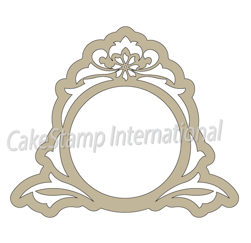 תבנית מסגרת רות |  ליצירה בשוקולד | תבנית מסגרת לקישוט עוגות מיוחדות