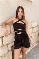 טופ קרופ קמילה קשירה X