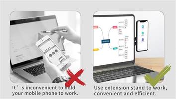רב מסך-מגנט סמארטפון מתכוונן למסך המחשב