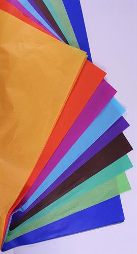 נייר משי סט 20 דף  צבעוני