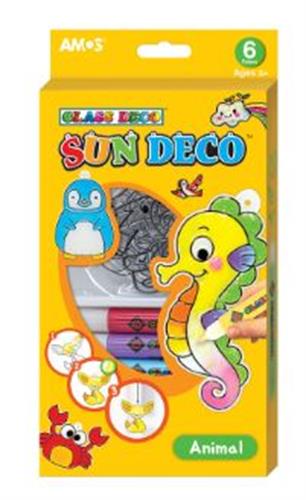 קיט צבעי חלון + צורות חיות AMOS