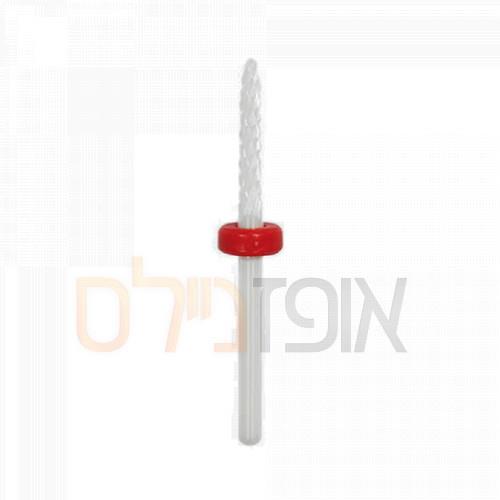 ראש שיוף קרמי שפיץ אדום