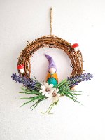 מובייל זר גמד עם לוונדר