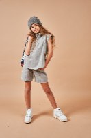 חליפת אריאנה אפור - DANA SIDI GIRLS