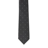 עניבה דגם פפיתה אפור שחור