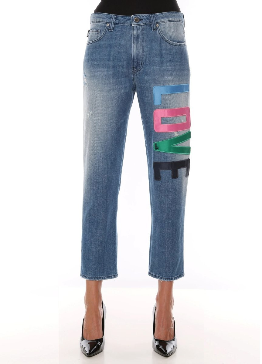 ג'ינס LOVE MOSCHINO לאישה