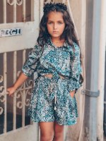 חליפת שורט שיר 2-16 טורקיז