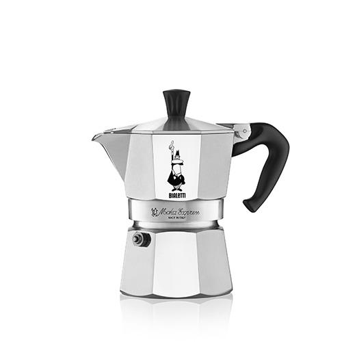 מקינטה אלומיניום 3 כוסות דגם מוקה אקספרס BIALETTI