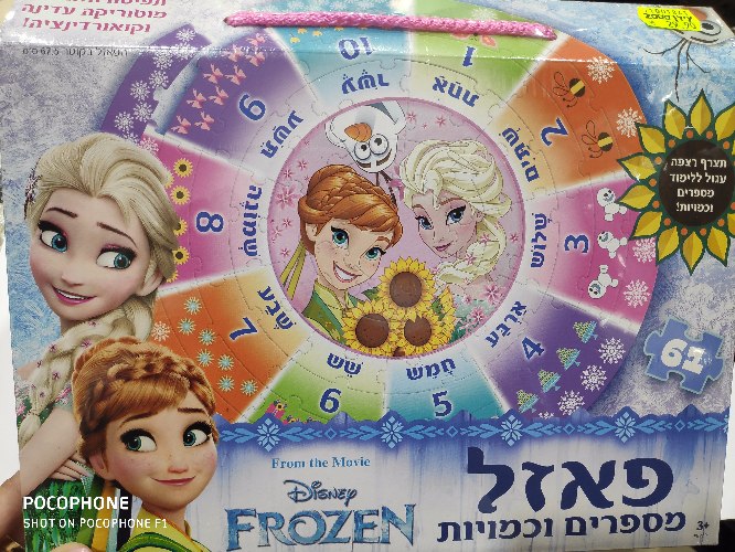 פאזל ריצפה פרוזן 61 חלקים