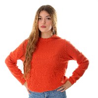 סריג קפוצ'ון זיג זג נשים