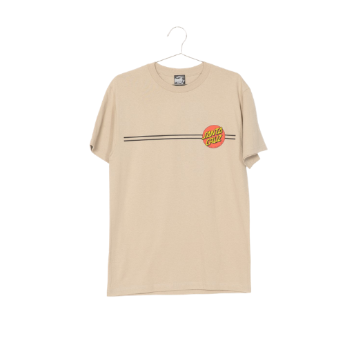 SANTA CRUZ Classic Dot S/S Regular T-Shirt Sand Sm Mens Santa Cruz