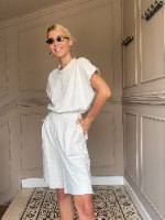 מכנסי CLASSIC קצרים - אבן