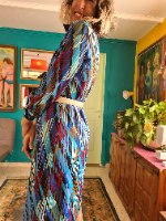 שמלה בהדפס מעולה מידה L/XL