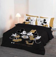 סט מצעים למיטה זוגית דיסני מיקי ומיני מאוס - 66696