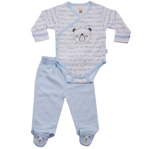 חליפת חזייה דב פנדה תכלת בייבי