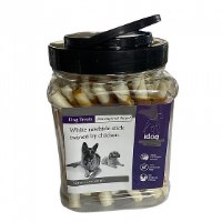 חטיפי לעסניות מצופות עוף IDOG בצנצנת 400 גרם