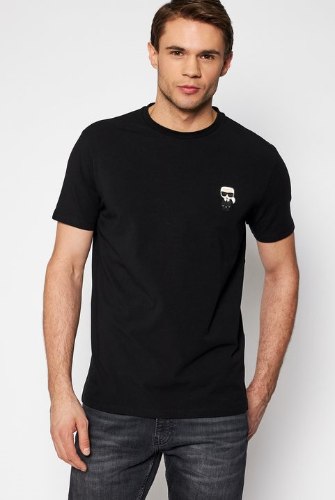 טי שרט Karl Lagerfeld צבע שחור