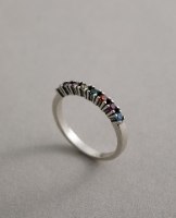 טבעת DANON - ריינבו כסף (SML)