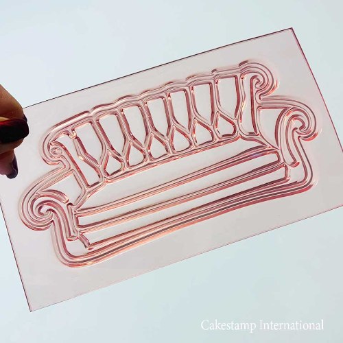 תבנית ספה של הסדרה חברים ליצירה בשוקולד ובבצק סוכר| תבנית חברים 2021 חדש מאתי דבש