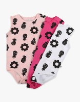 בגד גוף תינוקות פרח ואננס