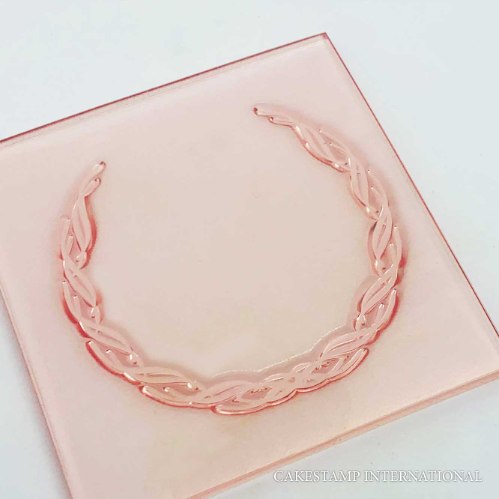 חותמת מסגרת 8| עיטור מעוגל ליצירה בבצק סוכר | מסגרת לסוכריות וקינוחים בהטבעה | חדש אתי דבש