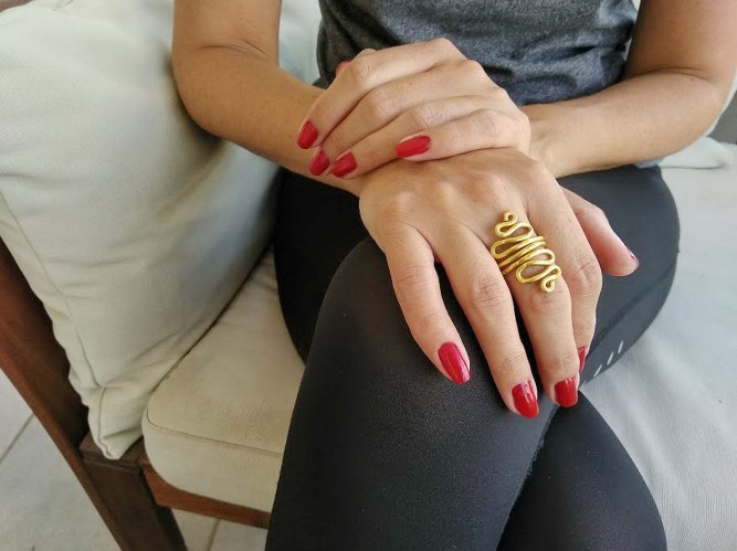 טבעת נחש מתכווננת ייחודית