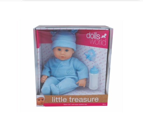 בובת אוצר קטנה - תכלת