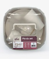 סט כלים לפיקניק 6 אנשים