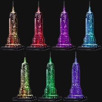 Ravensburger- פאזל תלת מימד מגדל האמפייר סטייט מואר